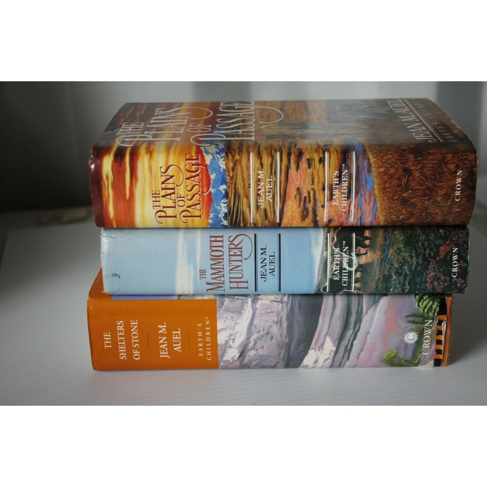 Earth Children Bundle 1st Editions by Jean Auel THe Plains of Passage, The Mam - Picture 3 of 12